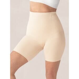 Shapermint Women's All Day Everyday High Waisted Shaper Short Size M/L Beige NWT